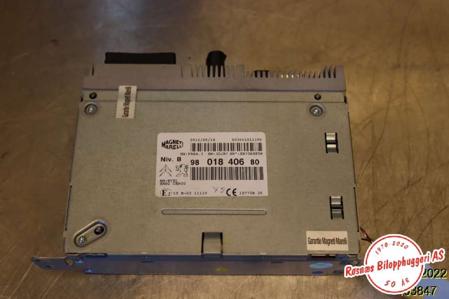 Bilstereo til Peugeot 208 2012-2019 (Type I) (PEUGEOT|9801840680|)