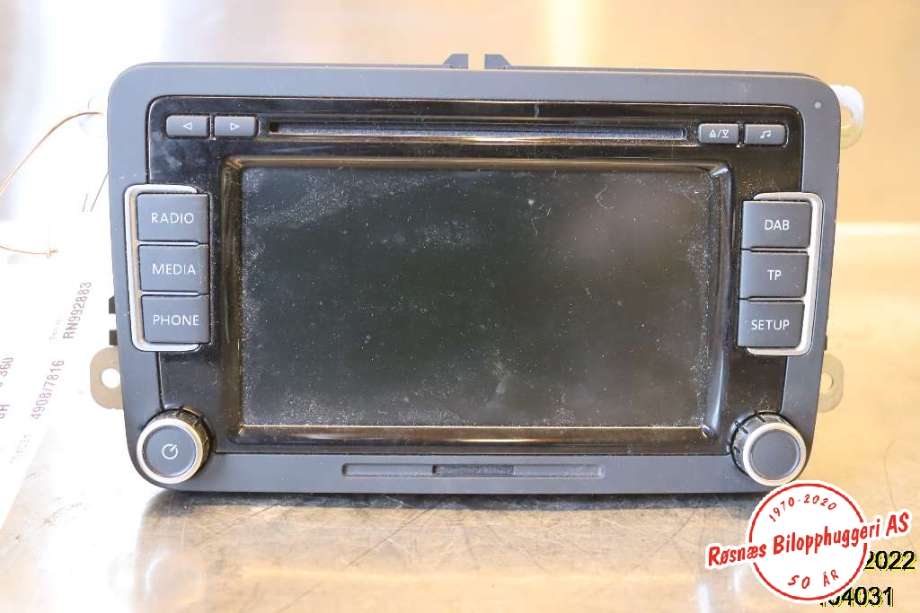 Bilstereo til VW Golf VI, 2008-2012  (VOLKSWAGEN|)