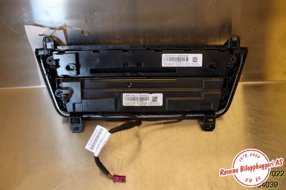 Varmeapparat betjening til BMW 3-Serie 2012-2018 (F30/F31/F34) (F30/F31/F34) (BMW|6131 9363498-02||6411 9363546-02)