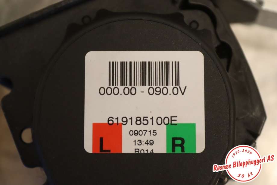 Sikkerhetsbelte bak høyre til BMW 3-Serie, 2012-2018 (F30/F31/F34) (F30/F31/F34) (BMW|619185100E)