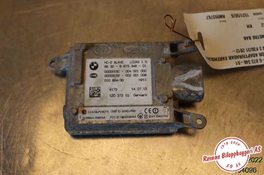 Sensor radar til BMW 3-Serie 2012-2018 (F30/F31/F34) (F30/F31/F34) (BMW|66 32-6 873 348-01|)