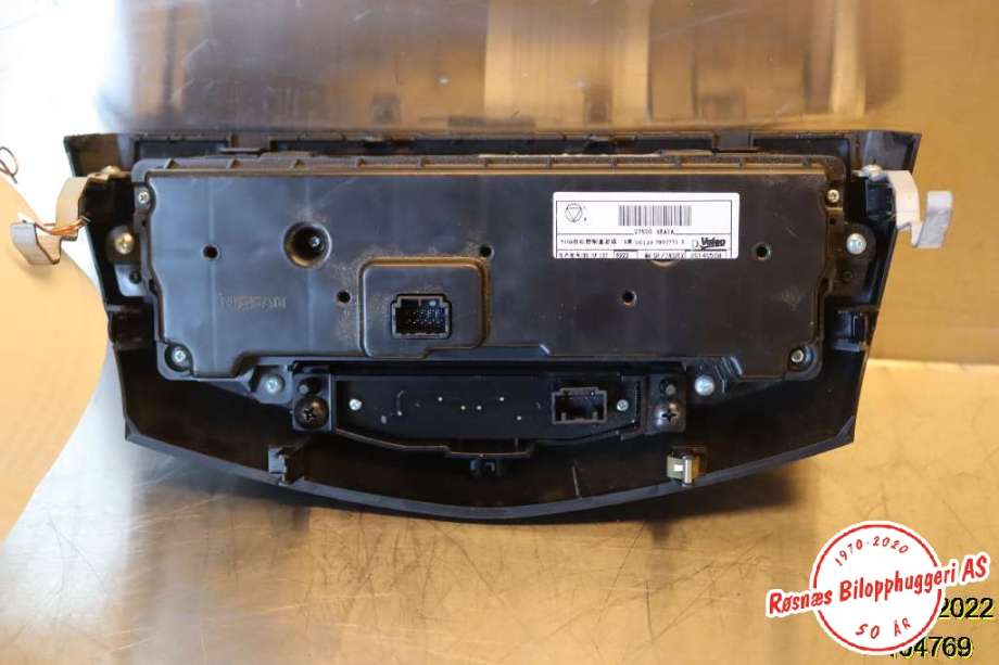 Varmeapparat betjening til Nissan Qashqai 2014-2021 (Type II) (NISSAN|27500 4EA1A|)