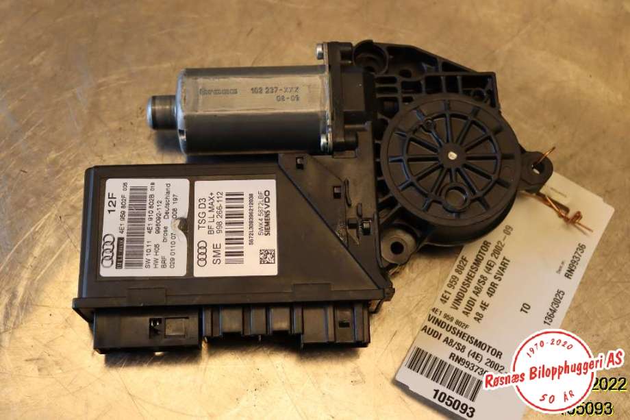 Ruteheis til Audi A8 2003-2010 (Type II) (AUDI|4E1 959 802F|)