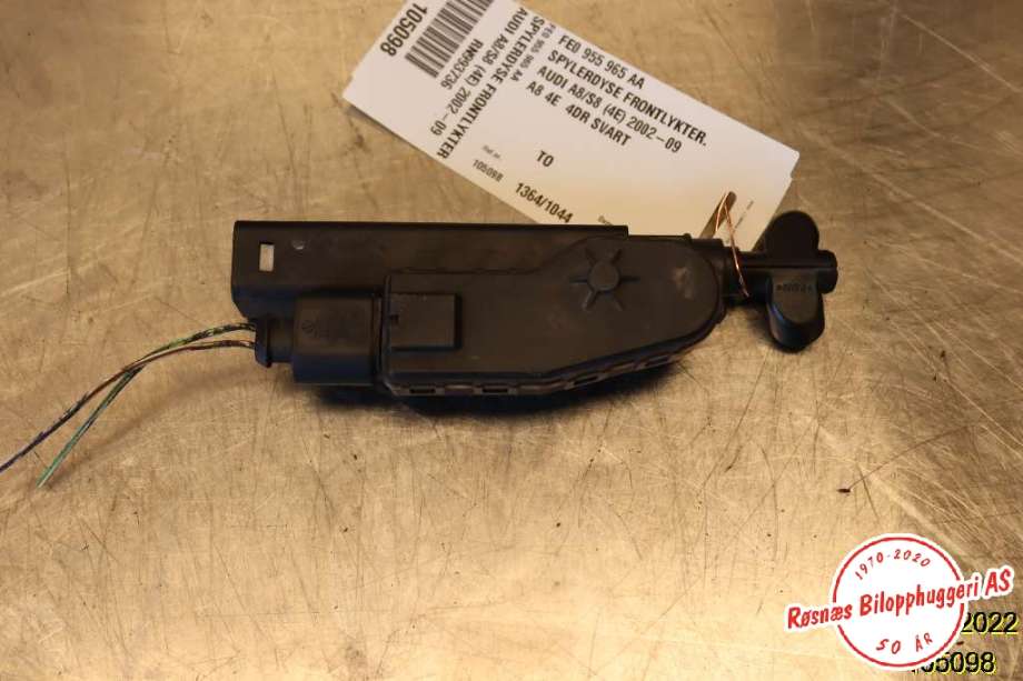 Lyktespylerdyse til Audi A8 2003-2010 (Type II) (AUDI|FE0 955 965 AA|)