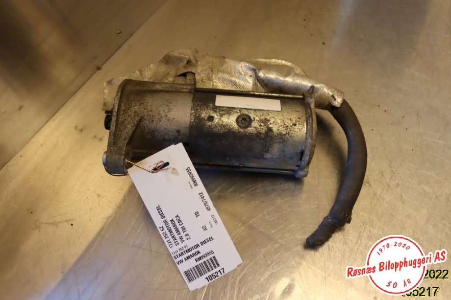 Starter diesel til VW Amarok 2010-2016 (Type I, Fase 1) (VOLKSWAGEN|17J1 252 6Z|)