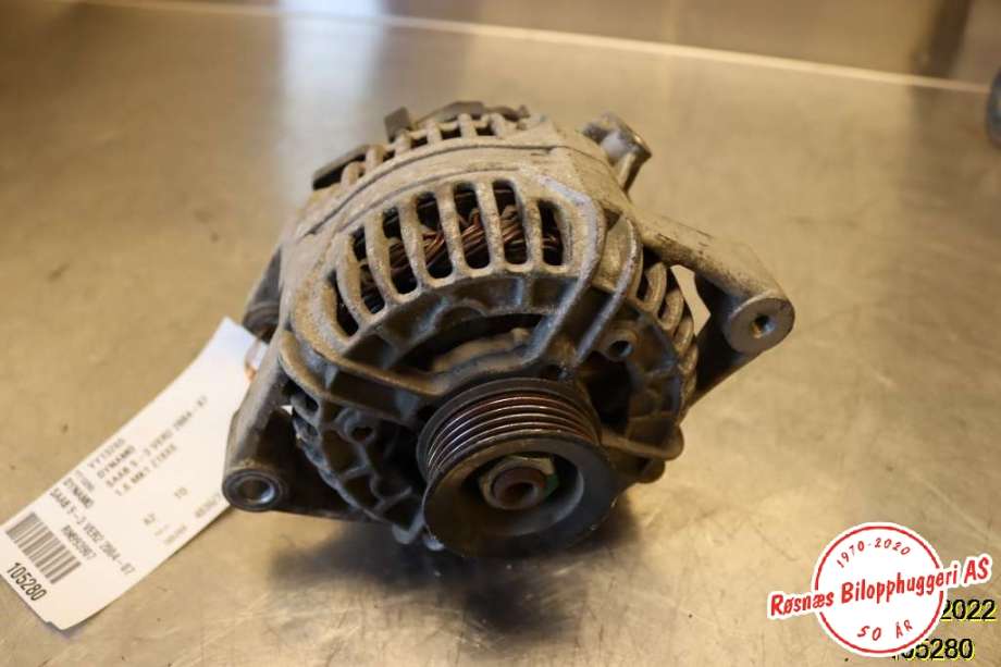 Dynamo til Saab 9-3, 2003-2007 (Type II, Fase 1)  (SAAB|YY13265)