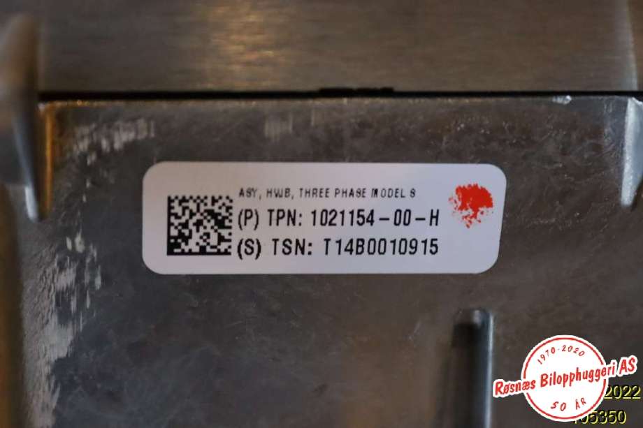Diverse deler til Tesla Model S 2013-2016 (Fase 1)  (TESLA|1021154-00-H|)