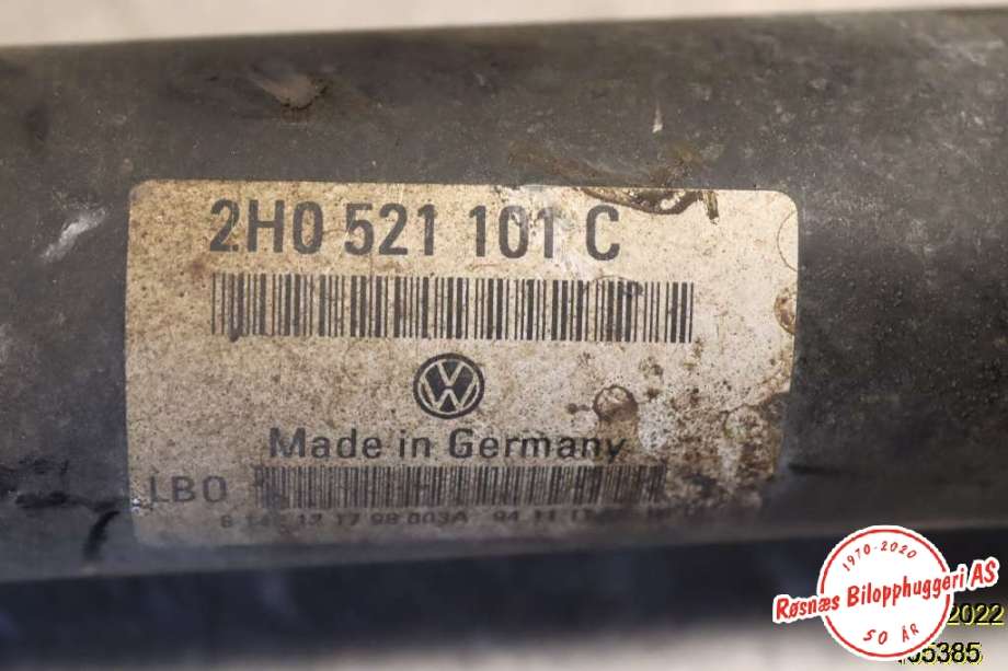 Mellomaksel fremre til VW Amarok 2010-2016 (Type I, Fase 1)  (VOLKSWAGEN|2H0 521 101 C|)
