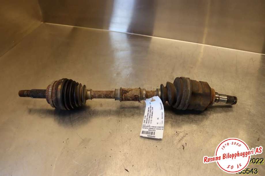 Drivaksel venstre foran til Toyota Verso, 2002-2004 (COROLLA) (COROLLA) (TOYOTA|43448-12130)