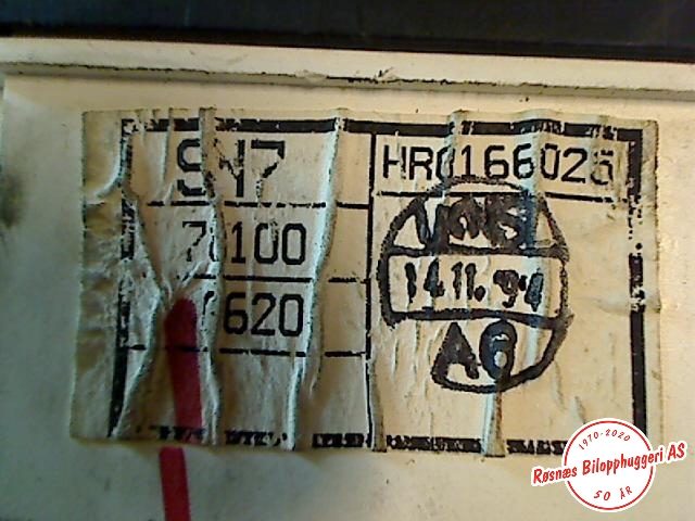 Speedometer til Honda Accord 1994-1996 (Type V, Fase 1) (HR0166025|)