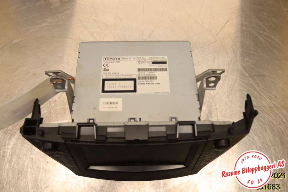 Bilstereo navigasjon til Toyota Prius +7 2012-2020 (Type III) (stasjonsvogn) (stasjonsvogn) (TOYOTA|86113-60W320|86804-47170|)