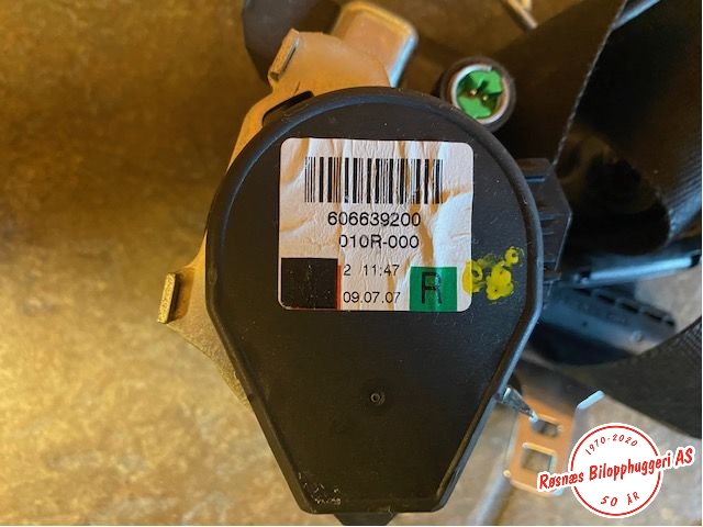 Sikkerhetsbelte foran høyre til Ford Mondeo 2007-2010 (Type IV, Fase 1)  (FORD|606639200|)