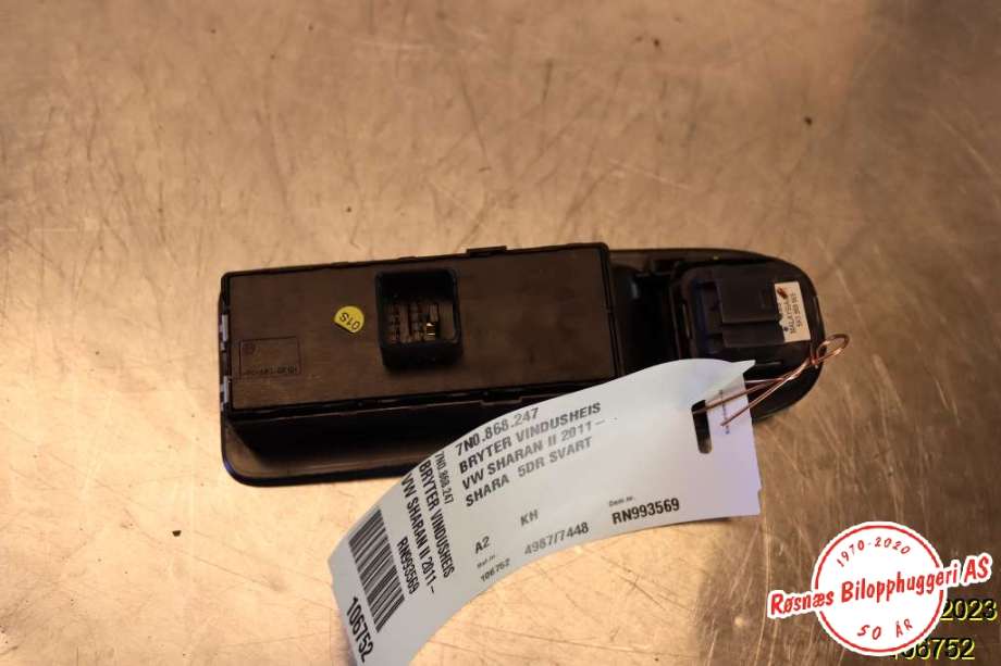Bryter ruteheis til VW Sharan 2010-->> (Type II)  (VOLKSWAGEN|7N0.868.247|)
