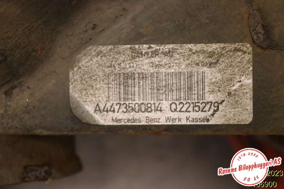 Kardang klokke bak til Mercedes Vito 2014-->> (W447) (W447) (MERCEDES|A4473500814|)