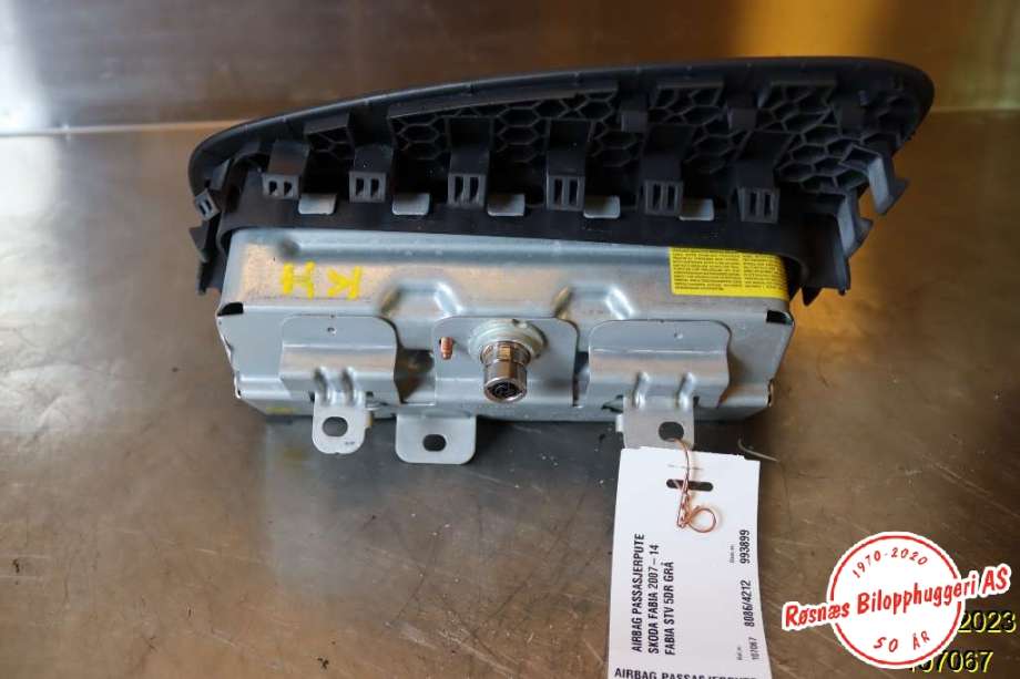 Airbag passasjer til Škoda Fabia 2010-2014 (Type II, Fase 2) (SKODA|)