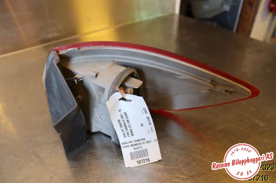 Baklykt venstre til Ford Mondeo 2007-2010 (Type IV, Fase 1)  (FORD|7S71-13405-PE|1486783|)