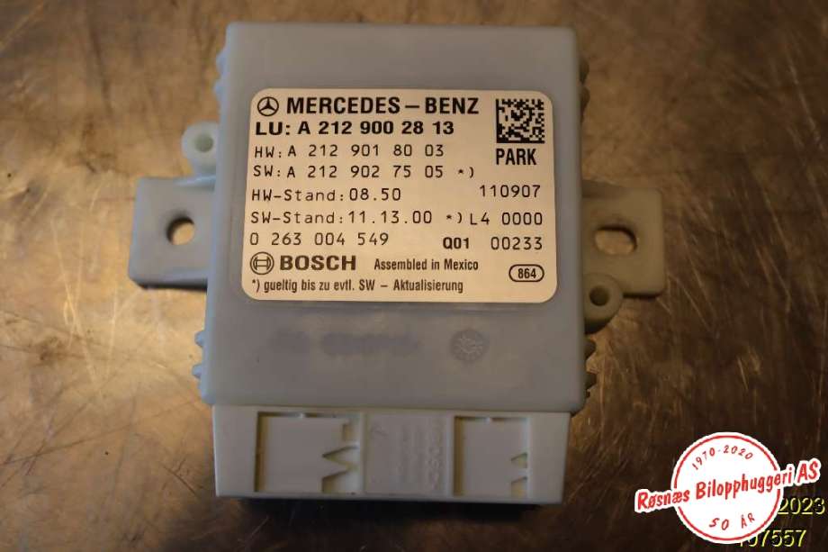 Styreenhet parkering til Mercedes E-Klasse 2009-2013 (Fase 1) (W212) (W212) (MERCEDES|A2129002813|)