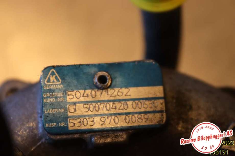 Turbo til Iveco Daily 2000-2006 (Type III)  (IVECO|504071262|)