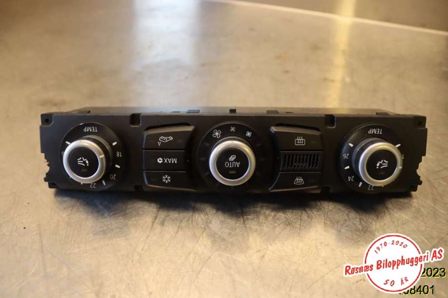 Varmeapparat betjening til BMW 5-Serie, 2003-2010 (E60/E61) (E60/E61) (BMW|64119177717-01)