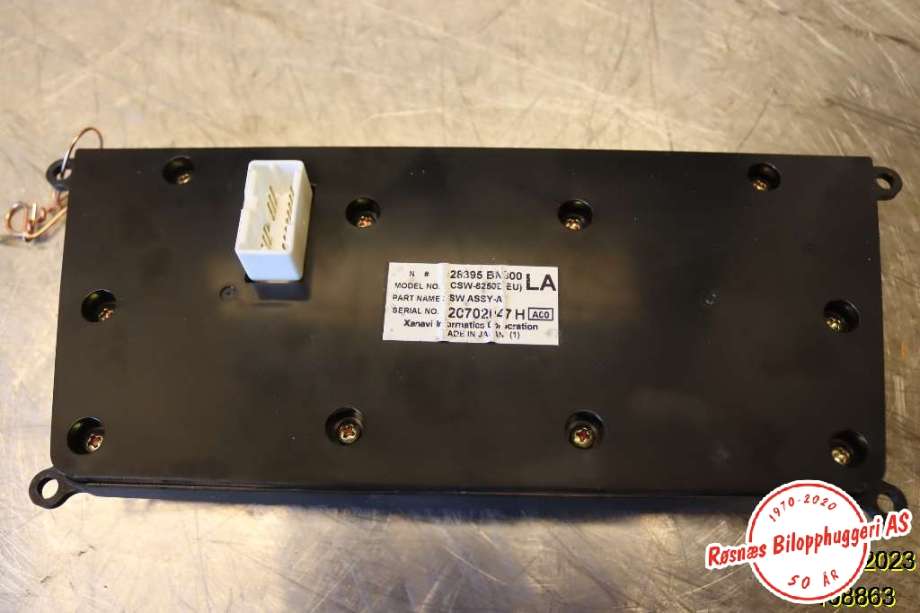 Varmeapparat betjening til Nissan Almera 2003-2006 (Fase 2) (N16) (N16) (NISSAN|28395 BN800|)