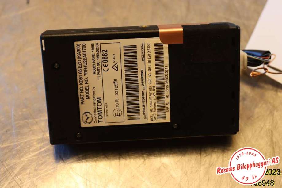 Bilstereo navigasjon til Mazda 6 2013-2015 (Type III, Fase 1) (MAZDA|7RR4U2EA01700|)