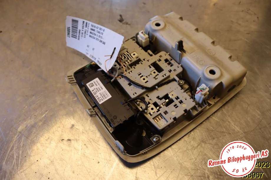 Taklyspanel til Mazda 6 2013-2015 (Type III, Fase 1)  (MAZDA|TG16 67 SS1 B|)