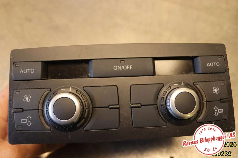 Varmeapparat betjening til Audi Q7 2006-2010 (Type I, Fase 1)  (AUDI|4L0 919 158C|)