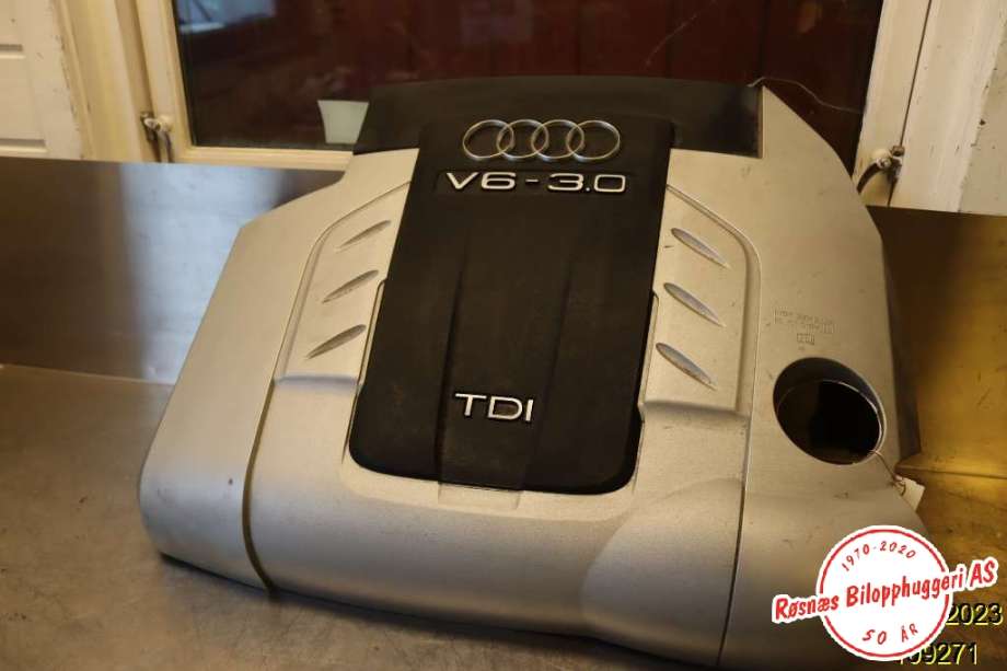 Motordeksel over motor til Audi Q7, 2006-2010 (Type I, Fase 1) (AUDI|)