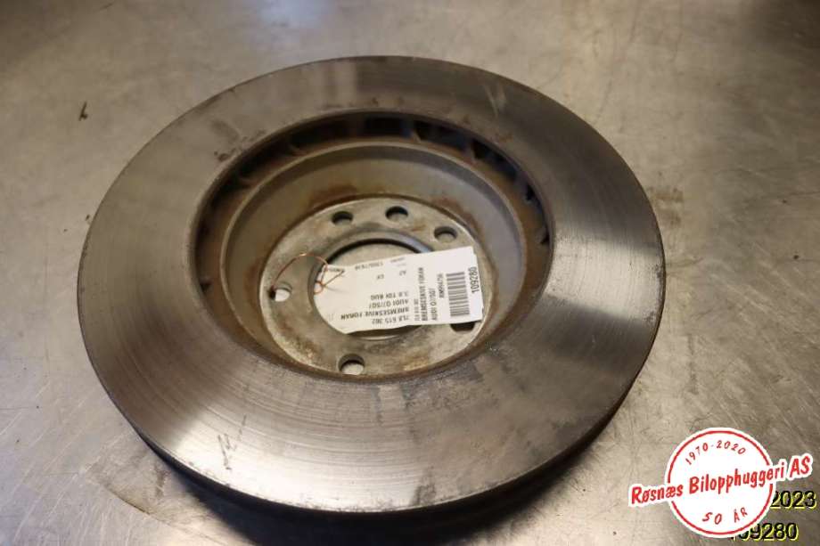 Bremseskive foran til Audi Q7 2006-2010 (Type I, Fase 1) (AUDI|7L8 615 302|)