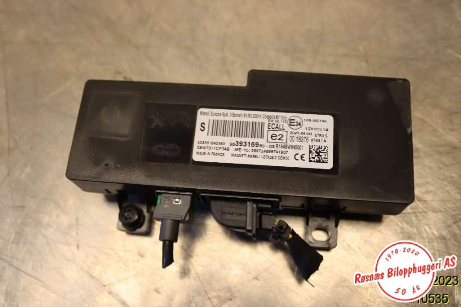 Styreenhet diverse til Peugeot Expert 2016-->> (Type III)  (PEUGEOT|9839316980|)