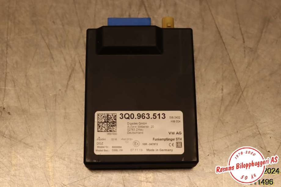 Styreenhet diverse til VW Tiguan, 2016-2020 (Type II, Fase 1)  (VOLKSWAGEN|* 3Q0 963 513 A)