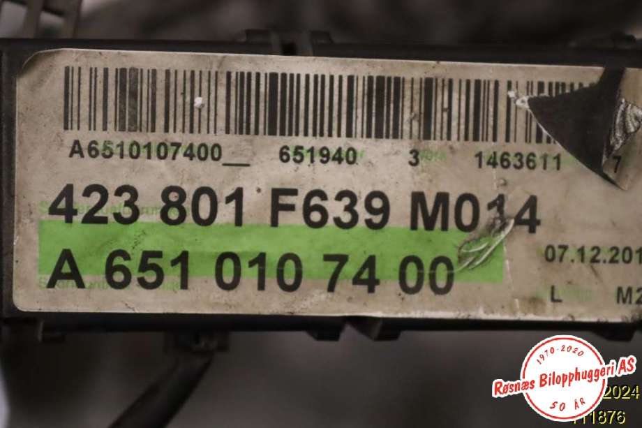 Ledningsnett til Mercedes Vito/Viano 2010-2014 (Fase 2) (W639) (W639) (MERCEDES|A 651 150 13 88|)
