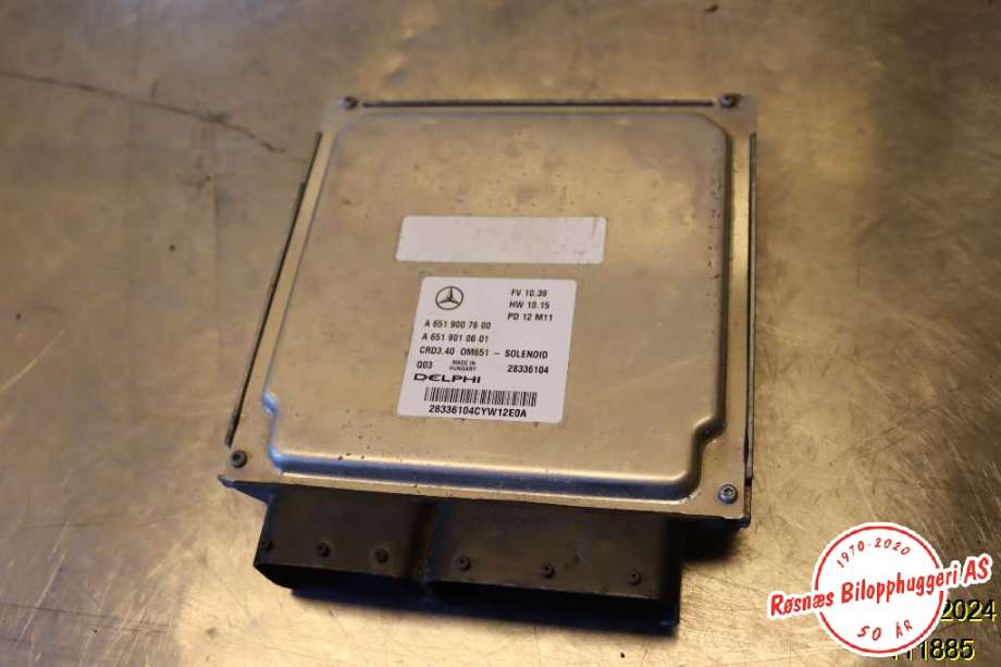 Styreenhet motor til Mercedes A-Klasse, 2012-2018 (W176) (W176) (MERCEDES|A 651 900 76 00)