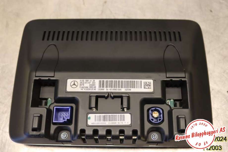 Multimedia display (MCU - Media Controller Unit) til Mercedes B-Klasse 2011-2018 (W246) (W246) (MERCEDES|A 166 900 14 20|)
