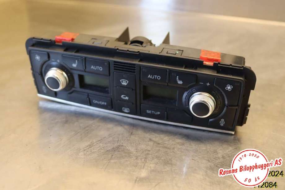 Varmeapparat betjening til Audi A8, 2003-2010 (Type II) (AUDI|4E0 820 043 G)
