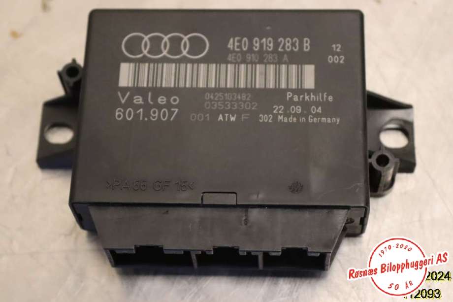 Styreenhet parkering til Audi A8, 2003-2010 (Type II) (AUDI|4E0 919 283 B)