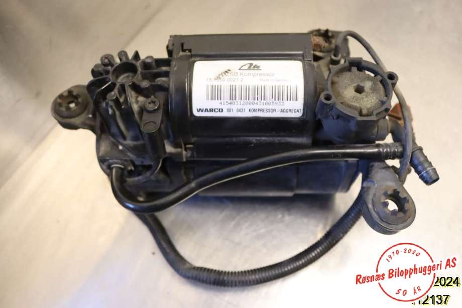 Kompressor nivå/luft til Audi A8, 2003-2010 (Type II) (AUDI|4E0 616 007 C)