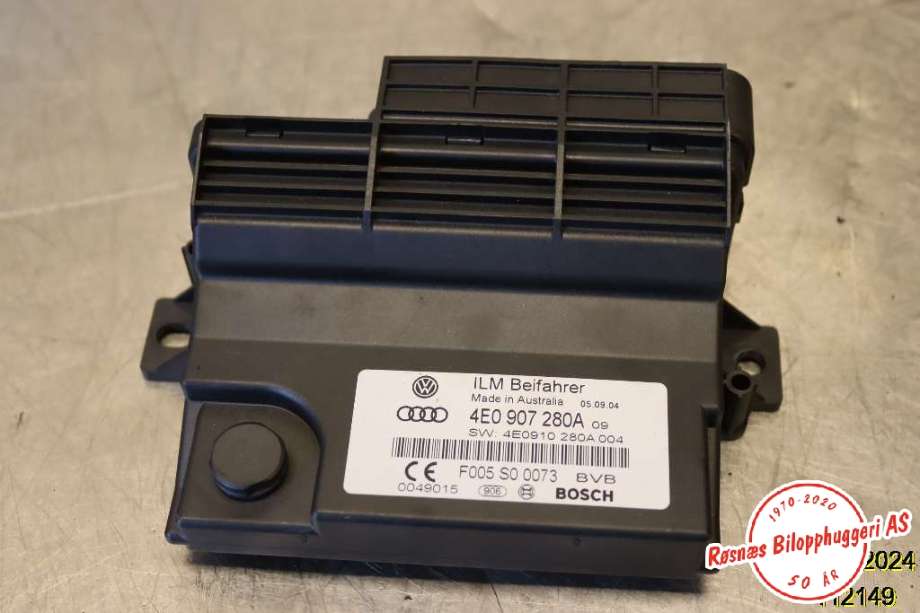 Styreenhet diverse til Audi A8, 2003-2010 (Type II) (AUDI|4E0 907 280 A)