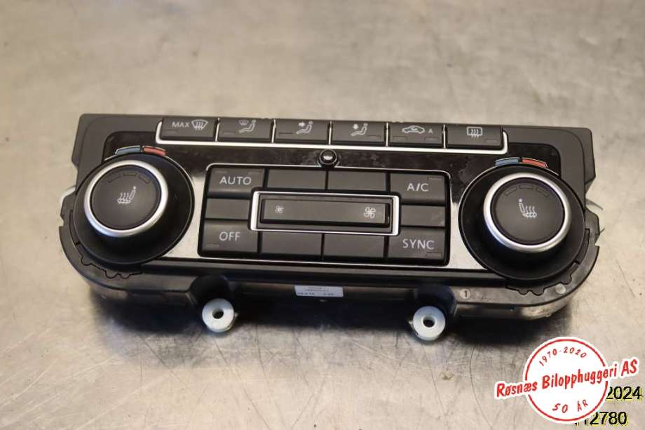 Varmeapparat betjening til VW Tiguan, 2011-2016 (Type I, Fase 2)  (VOLKSWAGEN|5K0 907 044 GK)