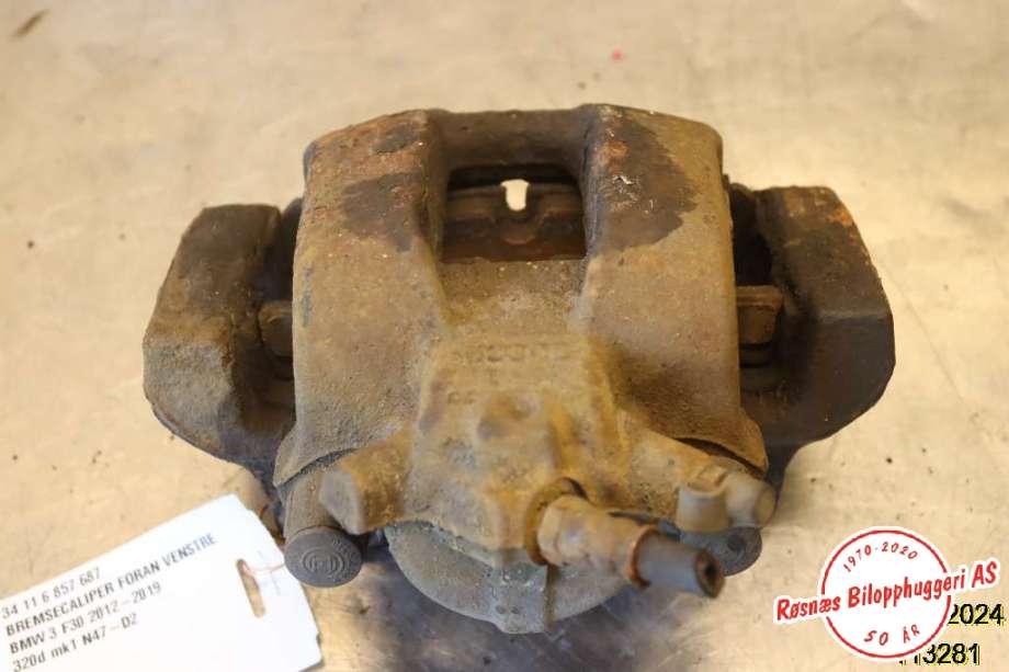 Bremsecaliper venstre foran til BMW 3-Serie 2012-2018 (F30/F31/F34) (F30/F31/F34) (BMW|34 11 6 857 687|)