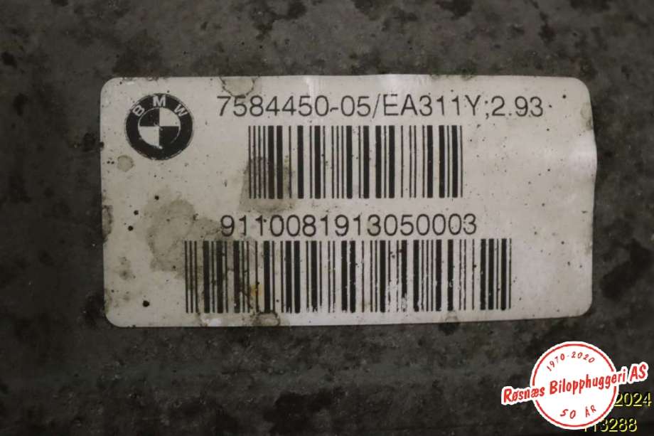 Kardang klokke bak til BMW 5-Serie 2010-2017 (F10/F11) (F10/F11) (BMW|33 10 7 578 150|)
