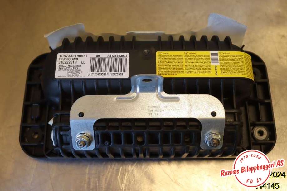 Airbag passasjer til Mercedes E-Klasse 2009-2013 (Fase 1) (W212) (W212) (MERCEDES|A212 8603002|)