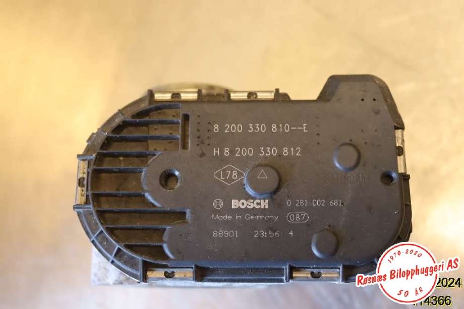 Spjeldhus til Nissan Qashqai 2007-2010 (Type I, Fase 1)  (NISSAN|8200330810E|)