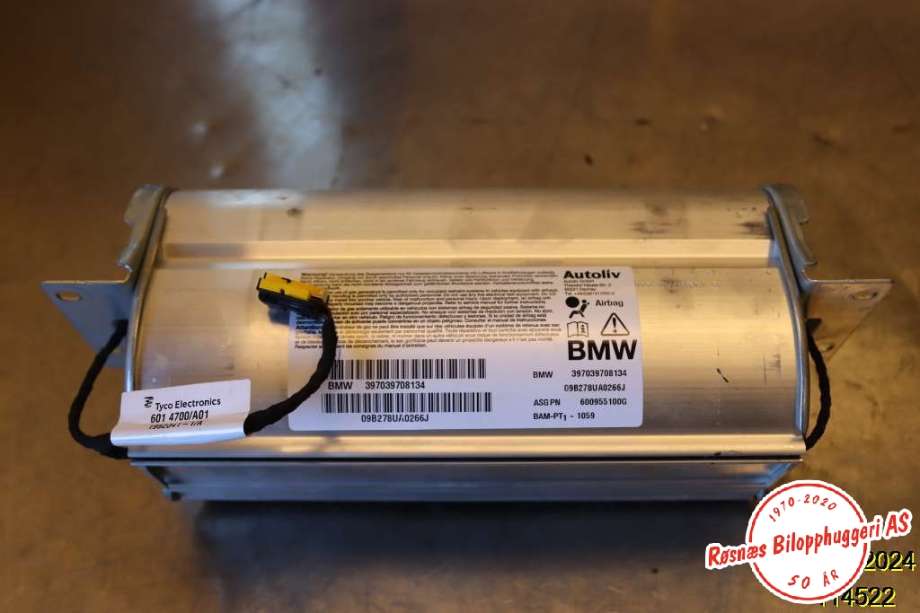 Airbag passasjer til BMW 5-Serie 2003-2010 (E60/E61) (E60/E61) (BMW|397039708134|)