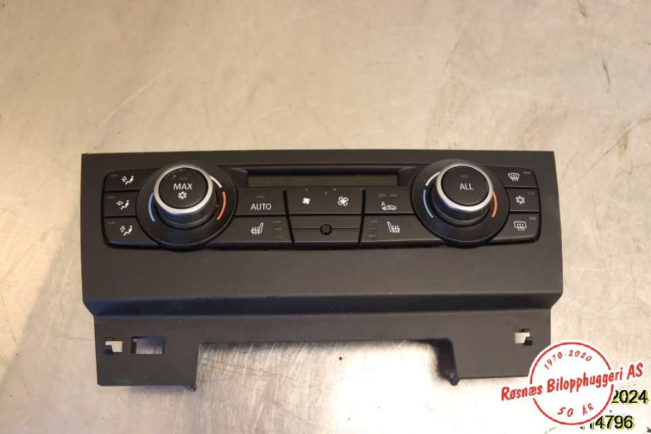 Varmeapparat betjening til BMW X1, 2009-2015 (E84) (E84) (BMW|64119242409-01)