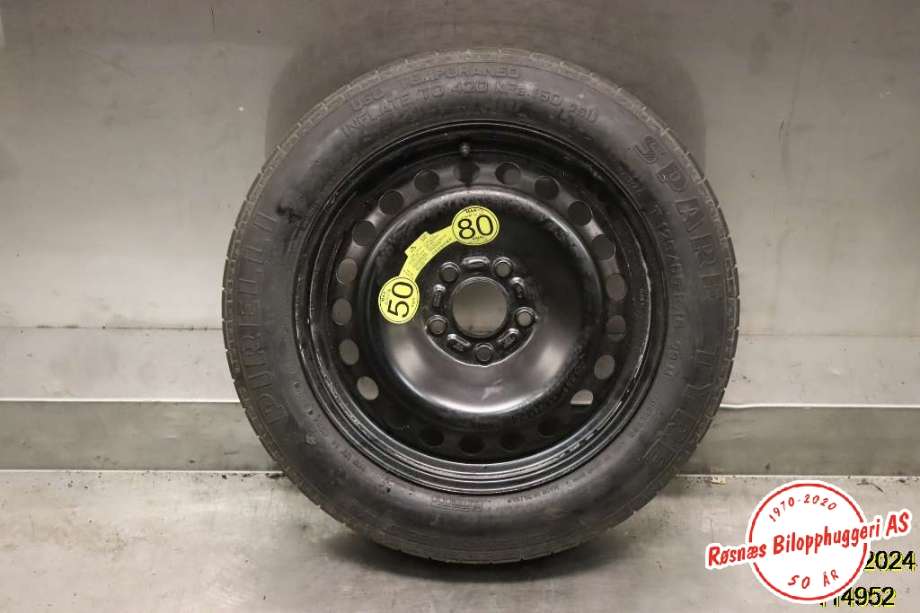 Reservehjul til Volvo V50, 2007-2012 (Fase 2)  (VOLVO|)