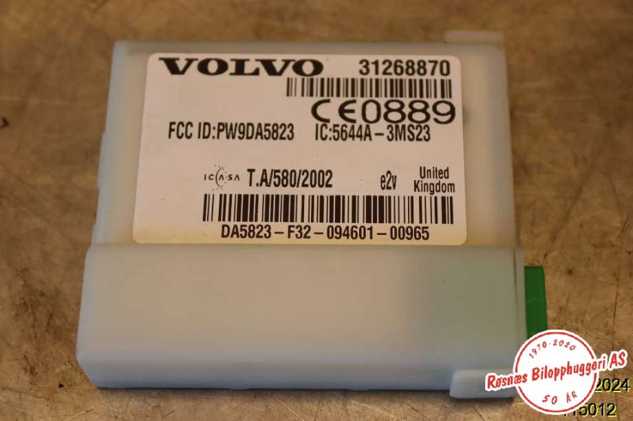 Styreenhet diverse til Volvo V50, 2007-2012 (Fase 2)  (VOLVO|31268870)