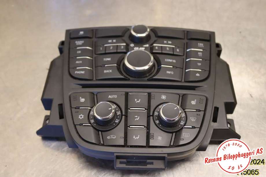 Varmeapparat betjening til Opel Astra J 2010-2015 (OPEL|13343708|)