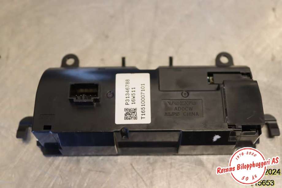 Varmeapparat betjening til Volvo V90 / V90 CC / S90 2016-->>  (VOLVO|31346788|)