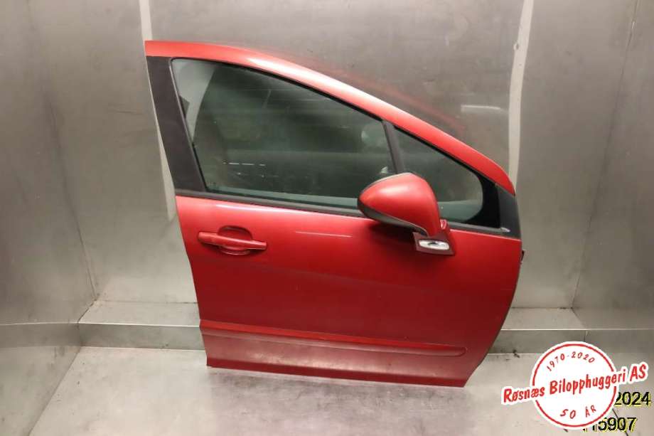 Dør høyre foran til Peugeot 308 2007-2011 (Type I, Fase 1) (PEUGEOT|9004 CC|)